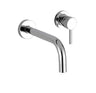 Wall mount basin faucet