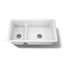 Iron/Tones® Smart Divide® 33" top-/undermount double-bowl kitchen sink