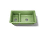 Iron/Tones® Smart Divide® 33" top-/undermount double-bowl kitchen sink