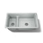 Iron/Tones® Smart Divide® 33" top-/undermount double-bowl kitchen sink