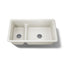 Iron/Tones® Smart Divide® 33" top-/undermount double-bowl kitchen sink