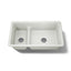 Iron/Tones® Smart Divide® 33" top-/undermount double-bowl kitchen sink