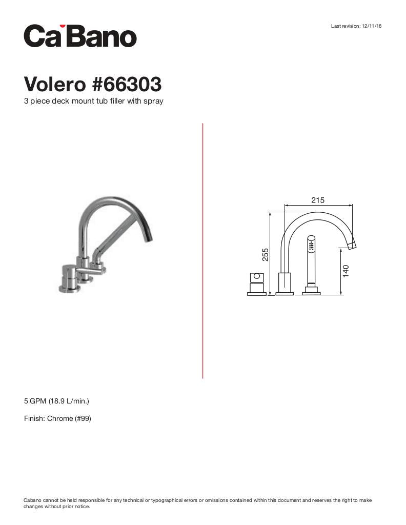 3 piece deck mount tub filler faucet with hand shower