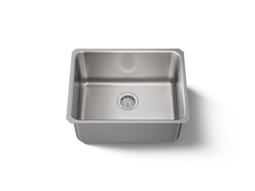 Undertone® 23" undermount single-bowl utility sink