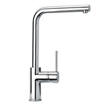 Kitchen faucet with pivoting spout, 1 spray