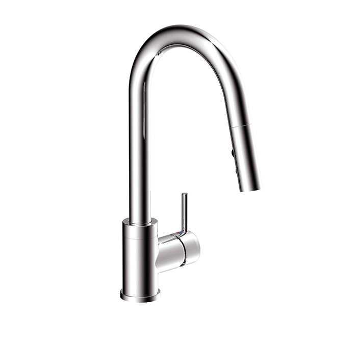 Pull-down kitchen faucet, 2 sprays