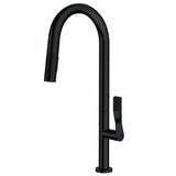 Grill pull-down dual stream mode kitchen faucet