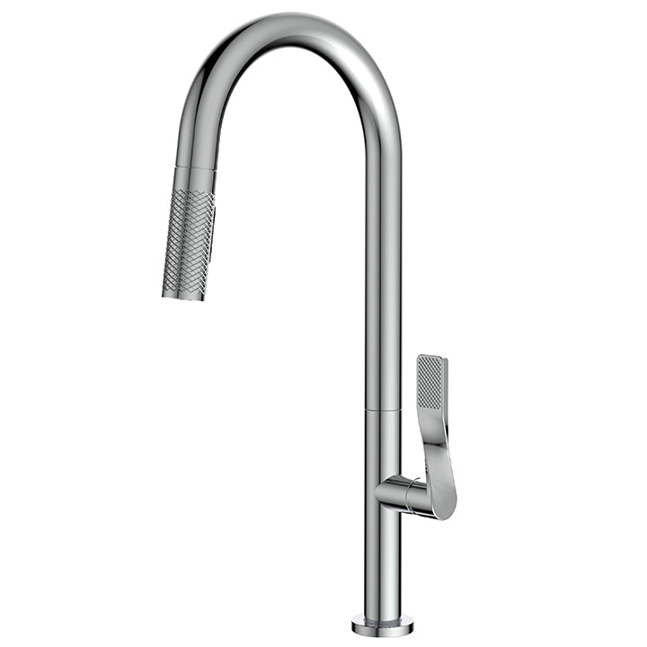 Grill pull-down dual stream mode kitchen faucet