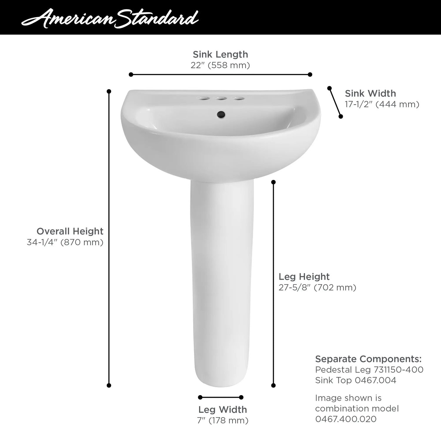 Evolution Pedestal Leg