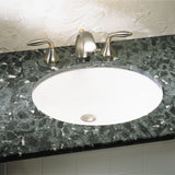 Ovalyn Large Under Counter Sink With Glazed Underside