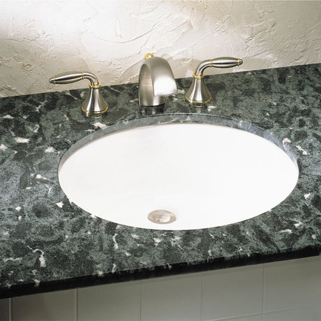Ovalyn Large Under Counter Sink With Glazed Underside