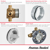 Flash® Shower Rough-In Valve With PEX Inlets/Universal Outlets With Screwdriver Stops for Crimp Ring System