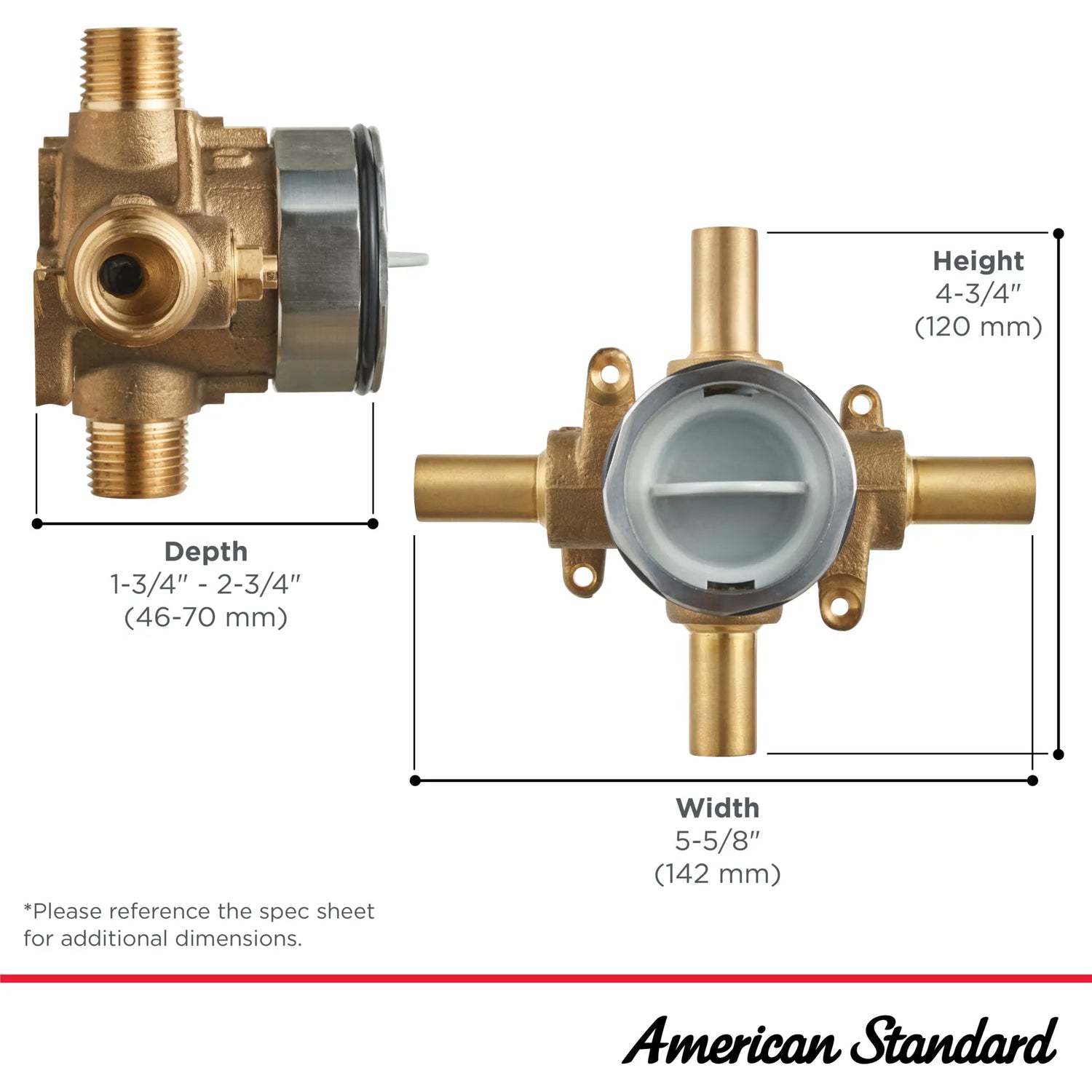 Flash® Shower Rough-In Valve With Stub-Outs