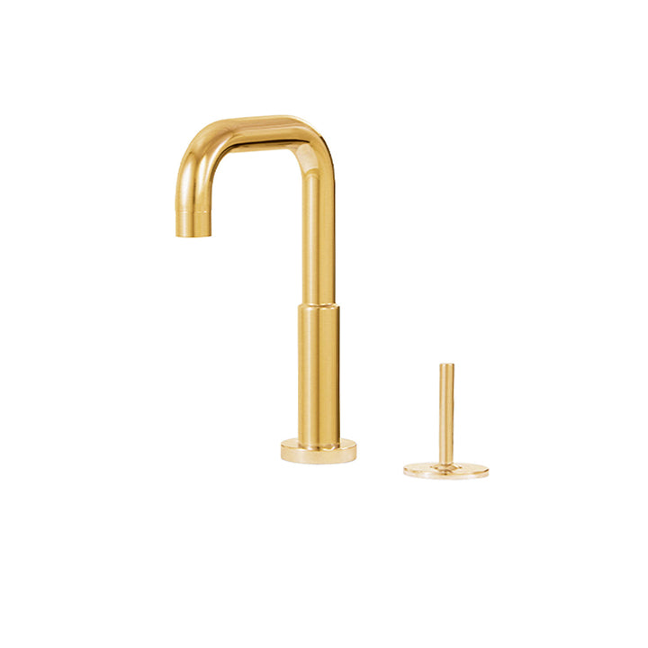 2-piece lavatory faucet with side joystick