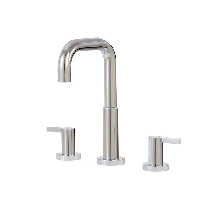Widespread lavatory faucet