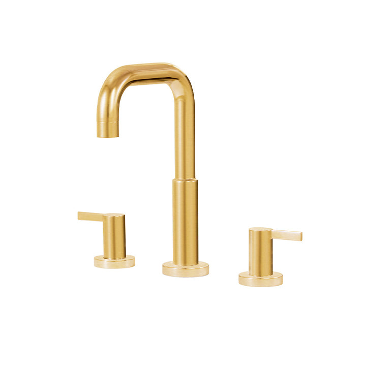 Widespread lavatory faucet