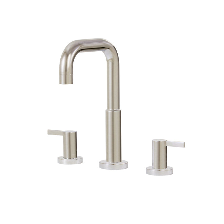 Widespread lavatory faucet