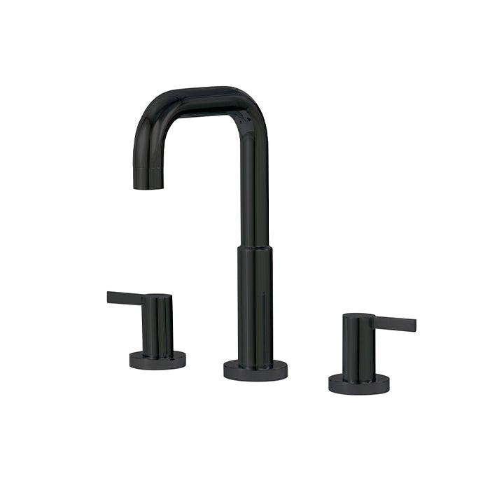 Widespread lavatory faucet