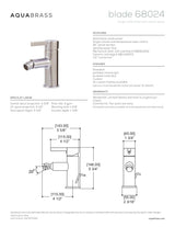 Single-hole bidet with swivel spray
