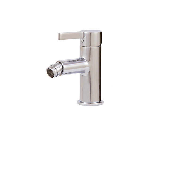 Single-hole bidet with swivel spray