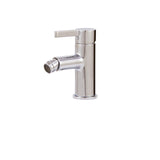 Single-hole bidet with swivel spray