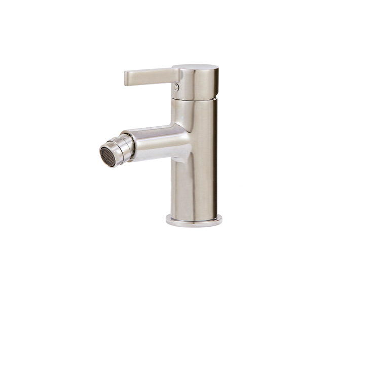 Single-hole bidet with swivel spray
