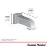 Town Square® S 6-3/4-Inch Slip-On Non-Diverter Tub Spout
