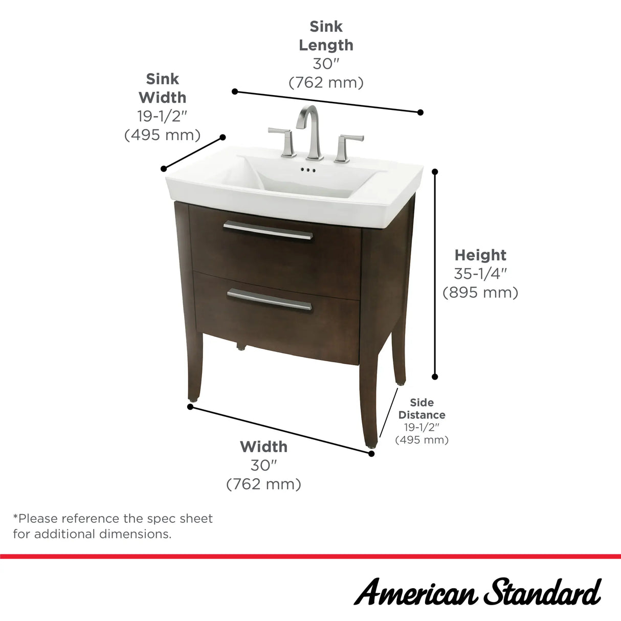 Vanity for American Standard® Townsend® Sinks