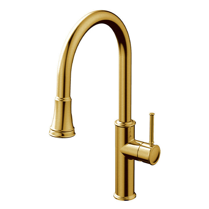 Margherita pull-down dual stream mode kitchen faucet