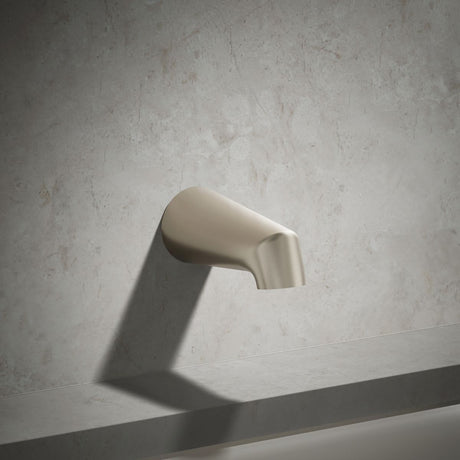 Antique 4-7/8" non-diverter bath spout