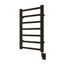 19.5"x31" Tuzio Milano Towel Warmer in Matte Black / Electric Hardwired