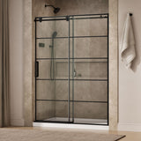 Composed™ 56-1/8"-59-7/8" W x 78" H sliding shower door with 3/8"-thick Crystal Clear glass