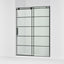 Composed™ 56-1/8"-59-7/8" W x 78" H sliding shower door with 3/8"-thick Crystal Clear glass
