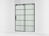 Composed™ 56-1/8"-59-7/8" W x 78" H sliding shower door with 3/8"-thick Crystal Clear glass