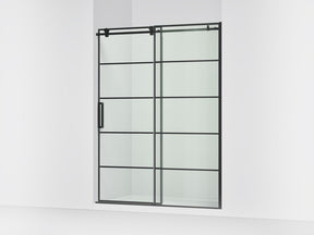 Composed™ 56-1/8"-59-7/8" W x 78" H sliding shower door with 3/8"-thick Crystal Clear glass