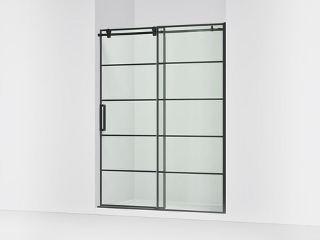 Composed™ 56-1/8"-59-7/8" W x 78" H sliding shower door with 3/8"-thick Crystal Clear glass