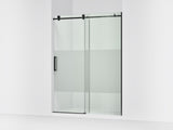 Composed™ 56-1/8"-59-7/8" W x 78" H sliding shower door with 3/8"-thick Crystal Clear glass