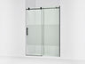 Composed™ 56-1/8"-59-7/8" W x 78" H sliding shower door with 3/8"-thick Crystal Clear glass