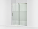 Composed™ 56-1/8"-59-7/8" W x 78" H sliding shower door with 3/8"-thick Crystal Clear glass