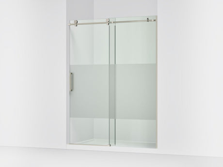 Composed™ 56-1/8"-59-7/8" W x 78" H sliding shower door with 3/8"-thick Crystal Clear glass