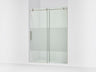 Composed™ 56-1/8"-59-7/8" W x 78" H sliding shower door with 3/8"-thick Crystal Clear glass