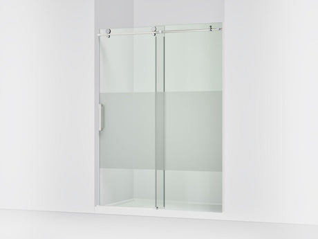 Composed™ 56-1/8"-59-7/8" W x 78" H sliding shower door with 3/8"-thick Crystal Clear glass
