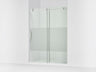 Composed™ 56-1/8"-59-7/8" W x 78" H sliding shower door with 3/8"-thick Crystal Clear glass
