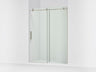 Composed™ 56-1/8"-59-7/8" W x 78" H sliding shower door with 3/8"-thick Crystal Clear glass