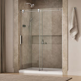 Composed™ 56-1/8"-59-7/8" W x 78" H sliding shower door with 3/8"-thick Crystal Clear glass