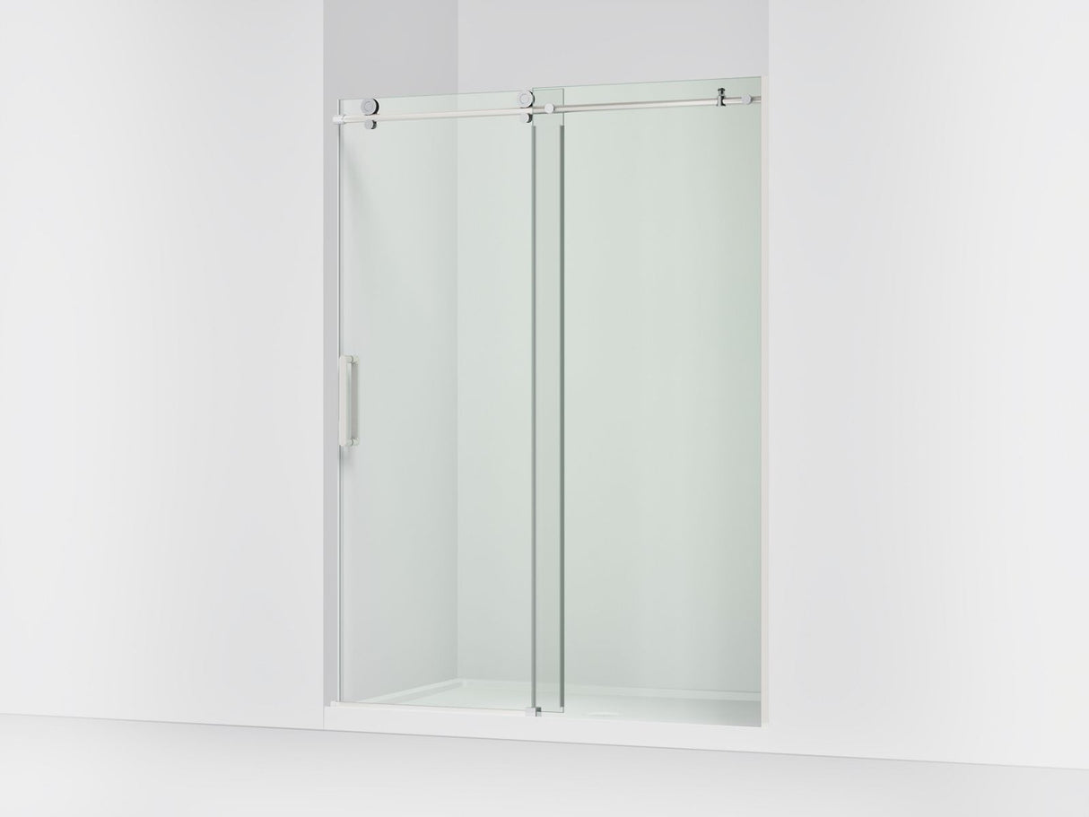 Composed™ 56-1/8"-59-7/8" W x 78" H sliding shower door with 3/8"-thick Crystal Clear glass