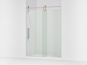 Artifacts™ 58-1/4"-59-1/4" W x 80-7/8" H sliding shower door with 3/8"-thick Crystal Clear glass