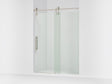 Artifacts™ 57-1/4"-58-1/4" W x 80-7/8" H sliding shower door with 3/8"-thick Crystal Clear glass