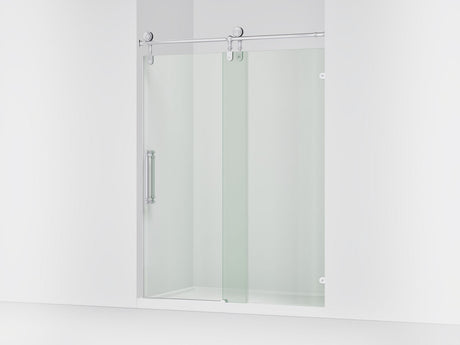 Artifacts™ 58-1/4"-59-1/4" W x 80-7/8" H sliding shower door with 3/8"-thick Crystal Clear glass