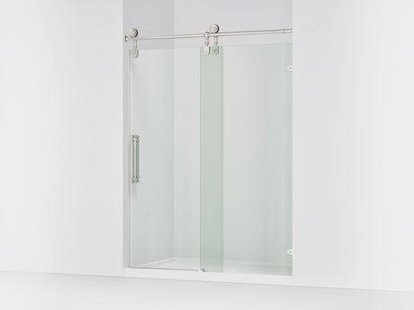 Artifacts™ 58-1/4"-59-1/4" W x 80-7/8" H sliding shower door with 3/8"-thick Crystal Clear glass